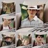TTate Dutton Cushion Cover Throw Pillow Cover Hidden Button Durable Polyester Chair Cushion