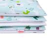 Children's 2-piece cotton bedding set 120x90 cm - mint/white llamas