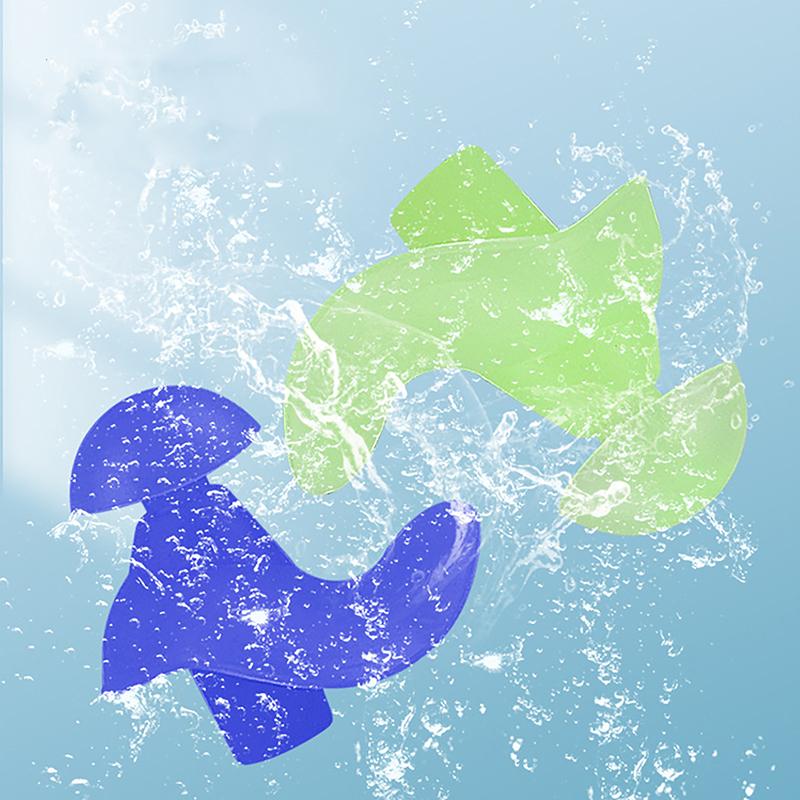 Langlebige Ohrstöpsel Klassische Zarte Textur 1 Paar Wasserdichte Weiche Ohrstöpsel Silikon Tragbare Ohrstöpsel Schwimmzubehör
