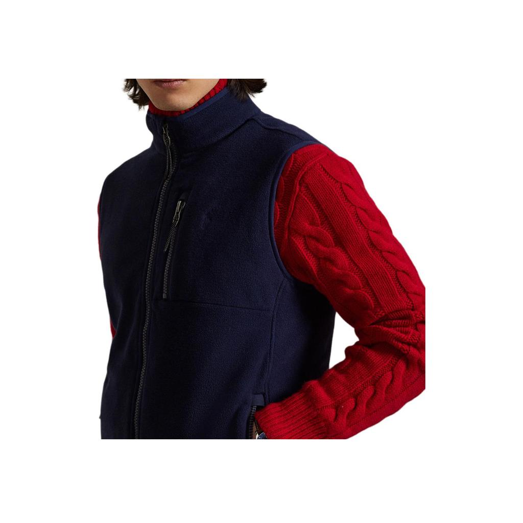 Polo Ralph Lauren Embroidered Pony Front Zip Vest Men Vests 710981741-001