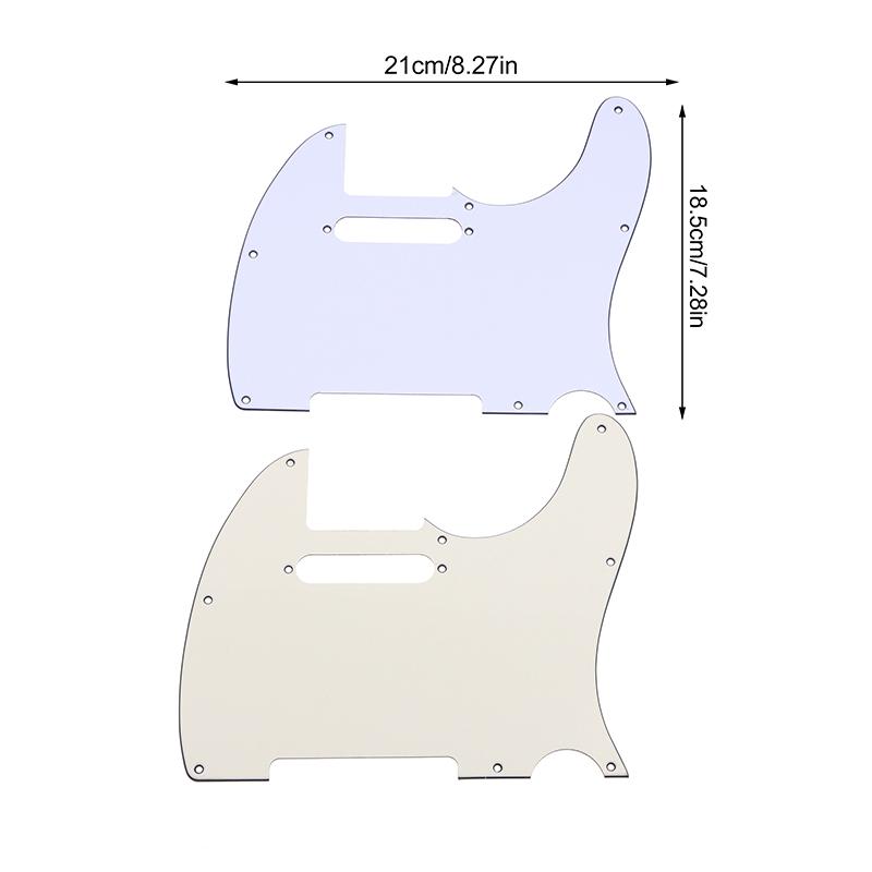Electric Guitar Pickguard Scratch Plate With Pickguard Screws For Telecaster Standard Modern Style Electric Guitar