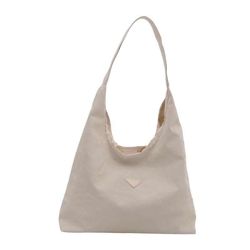 

Сумка через плече, сумка під пахвою, повсякденна модна сумка, робочий дорожній рюкзак, нова однотонна сумка великої місткості. білий