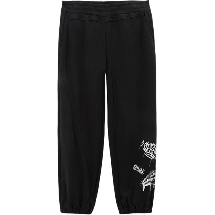 Sprayground Shark Comfortable Fashion Business Casual Pants Men pants Black W0932118