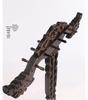 Rosewood Dragon & Phoenix Brush Holder: Round Plate Pen Hanger for Calligraphy Supplies