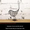 1Pc Iron Little Bird Statue Modern Design Animal Figurine Home Office Decoration Craft Home Decoration Accessories