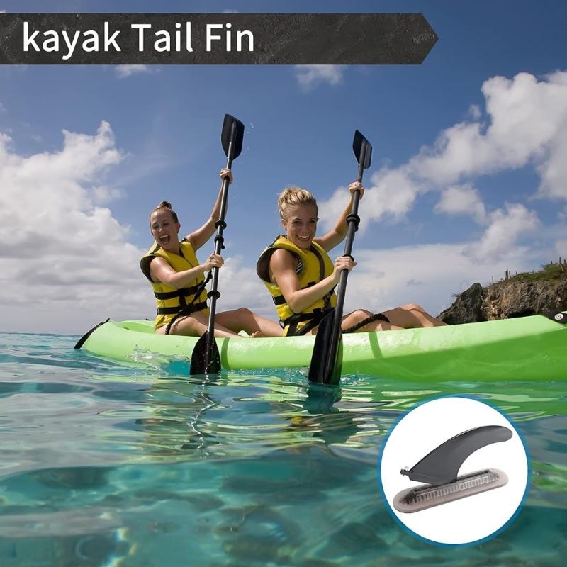 9-inch Surfboard Fin Replacement Longboards & SUPs Single Fin Paddleboards Stabilizers No Screw Installation Required