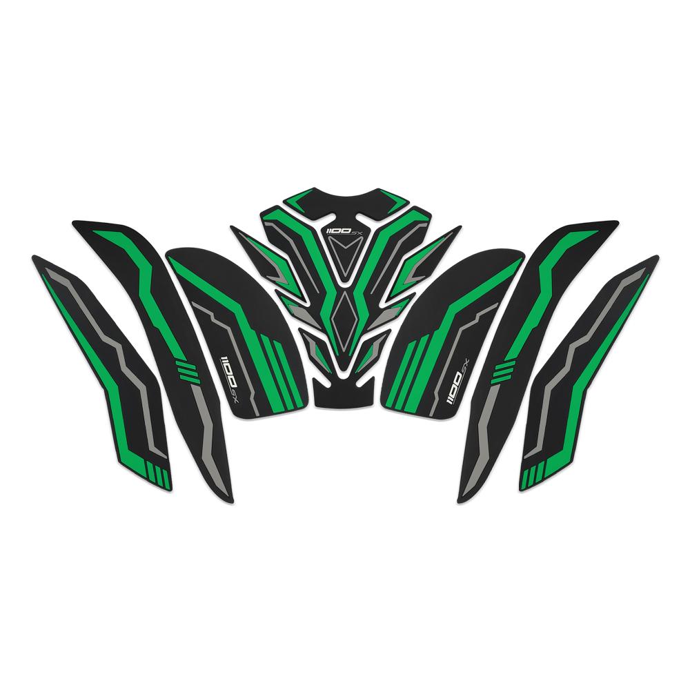 For Ninja 1100 SX 2025 Ninja1100sx 2025 Motorcycle Accessories Frosted Tank Stickers NINJA 1100SX Thickened Fuel Tank Protector