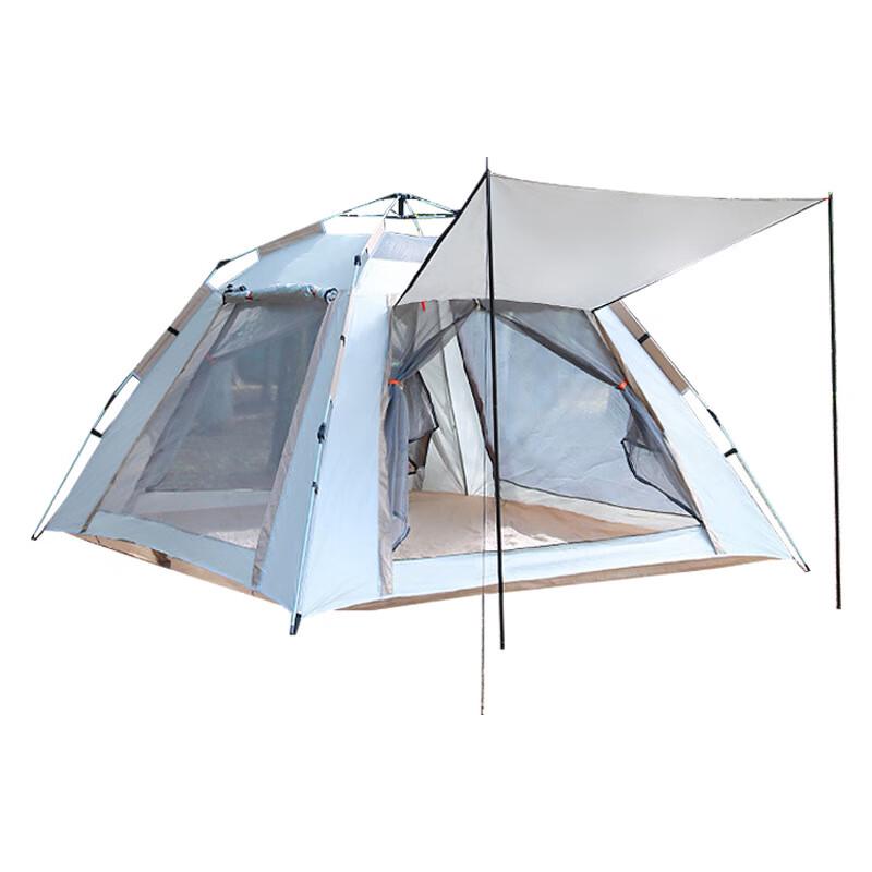 Outdoor 3-4 Person Automatic Quick-Setup Camping Tent