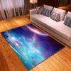 Gradual Change Large Carpet Feather Wind Bedroom Floor Mat