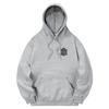 Kmg0175 Old Khan Fleece-Lined Hoodie Gray
