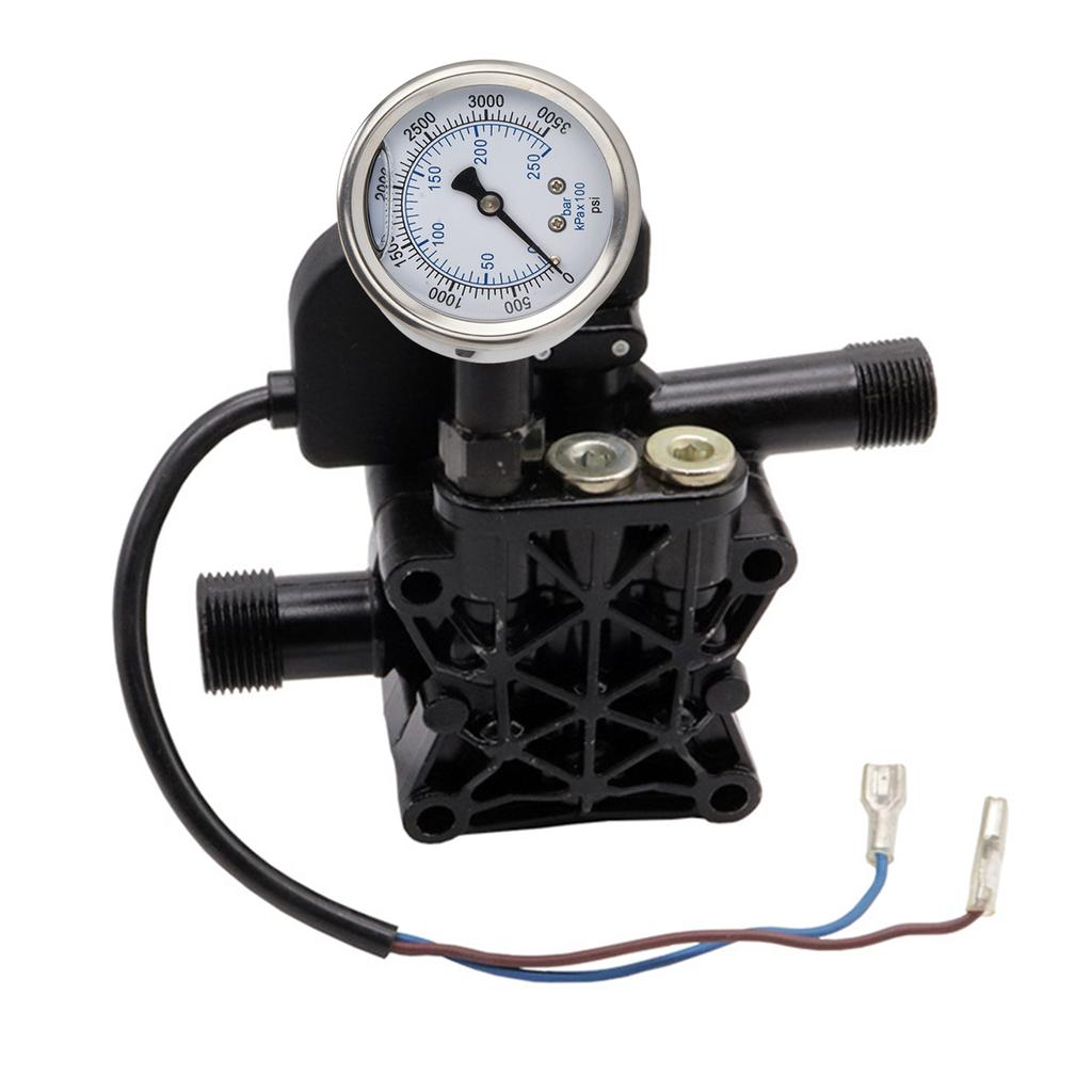 Industrial Grade Pressure Washer Gauges with Standard N14x1.5 Thread 3500psi Garden Tool Suitable for Car Washer Garden