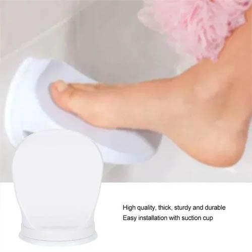 Tingml Shower Foot Rest Stand for Shaving Legs Suction Cup Bathroom Washing Feet Aids