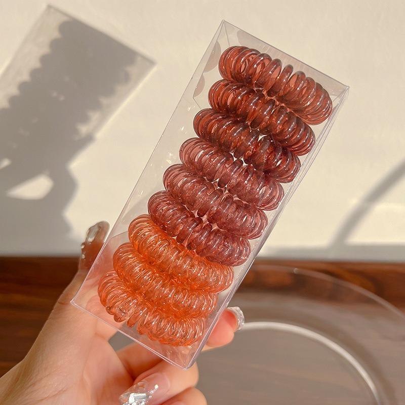 Modische bunte Haargummis - Hochelastische und strapazierfähige Bänder für Damen-Pferdeschwänze