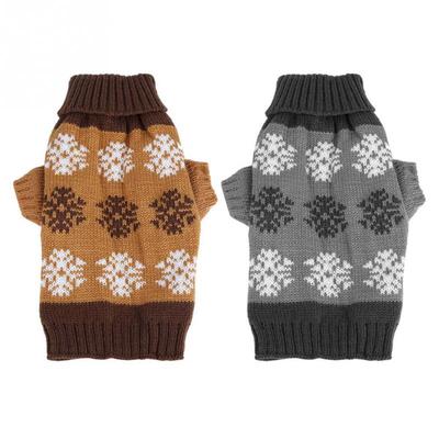 Cute Pet Dogs Christmas Clothes Snowflakes Printed Knitted Cute Pet Dogs Christmas Clothes Snowflakes Printed Knitted