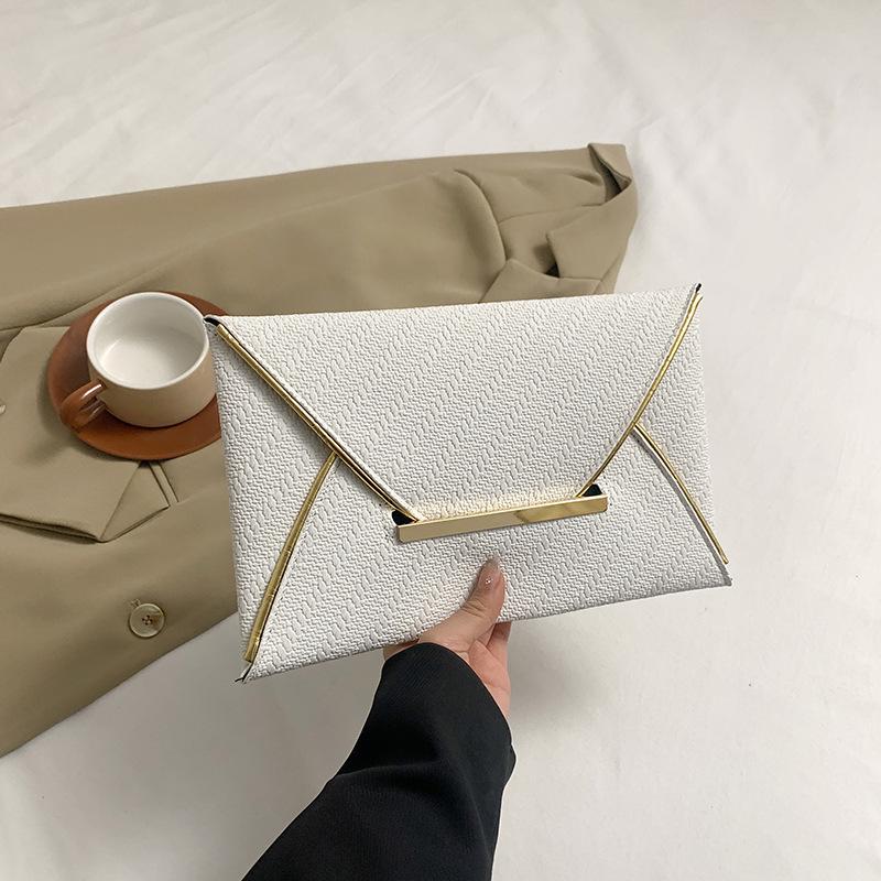 Spring New Simple Hand-held Small Square Bag Envelope New Handbag High-value Niche Design Light Luxury Bag