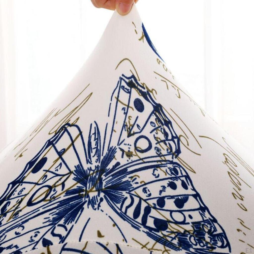 Modern Printing Soft Low Back Cover Barstool Counter Height S Covers Accessories Comfortable