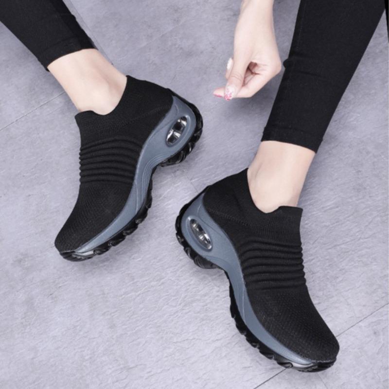Women Sneakers Casual Breathable White Shoes Platform Sneakers Comfort Soft Air Cushioned Soles Women Shoes Zapatillas De Mujer