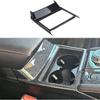 Carbon Fiber Central Cup Holder Frame Trim Accessories for Mitsubishi Outlander 2022-2024