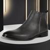 Men's Boots Large Size Chelsea Boots Side Zipper Men's Shoes Fashion European and American Men's Short Boots Ankle Boots