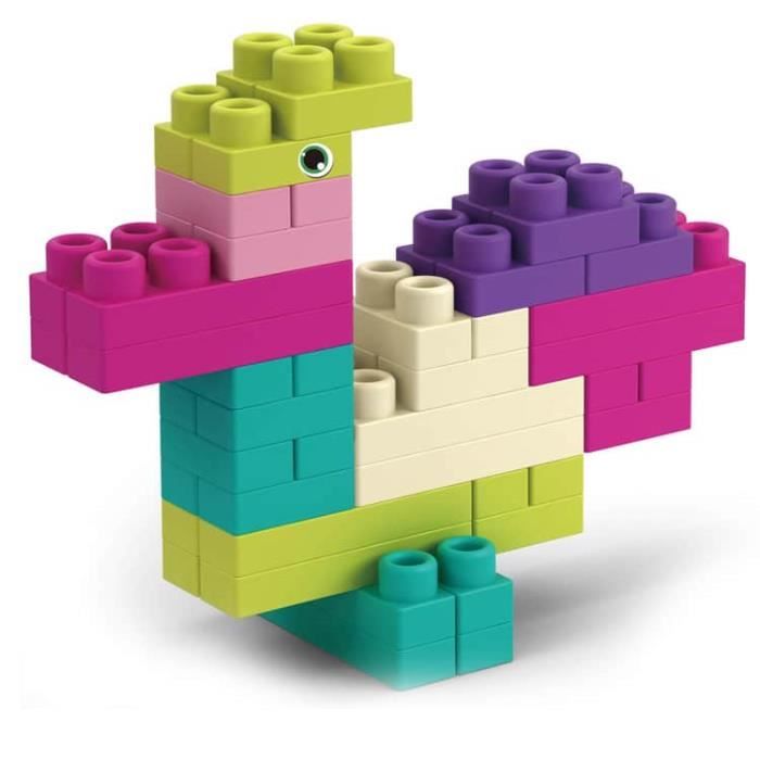 Mattoncini da Costruzione Morbidi 60 pezzi Blu