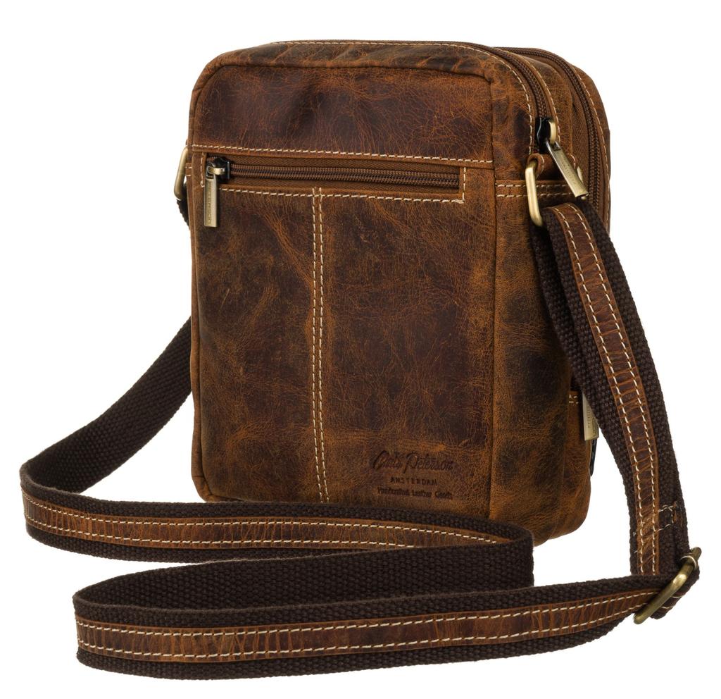 Bolso de cuero PTN-374-TMH-5849 Tan