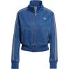 adidas Damska bluza dresowa Adicolor Denim Indigo Denim JD2570
