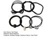 6Pcs Hair Ropes Braided Design Faux Pearls Bow Decor Hair Ties Soft Fabric High Elasticity No Damage Hair Bands Ponytail Holder Hair Accessories