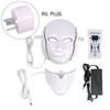 7 Colors LED Facial & Neck Mask - Skin Rejuvenation, Anti-Acne, Whitening, Shrink Pores - For Salon/SPA/Home Use