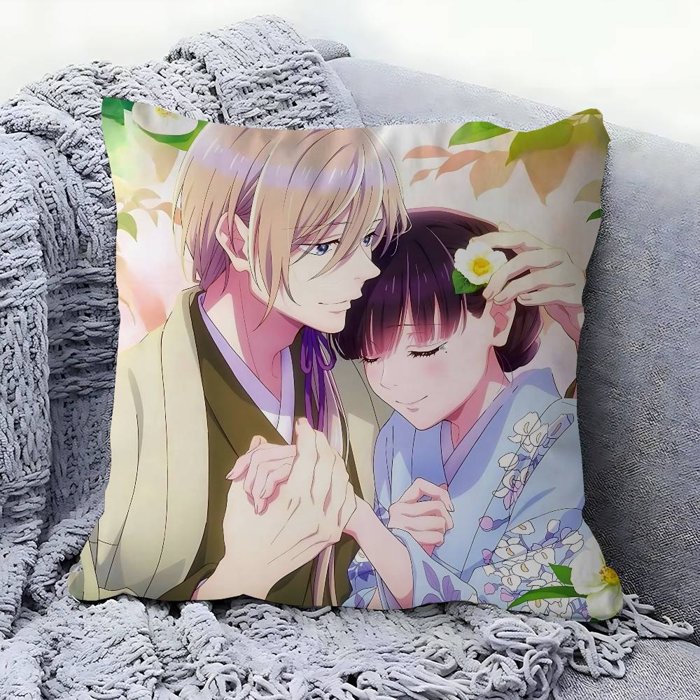 Anime-M-My Happy Marriage Pillow Anime Pillow Sofa Bed Head Pillow Cover Cushion Cover 45x45 Cm Fashion