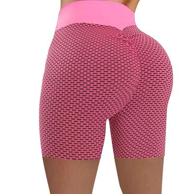 Dames Strakke Billift Stretch Leggings Yogabroek Fitness Shorts