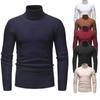 Men’s Slim Fit Mock Neck Pullover Knit Sweater