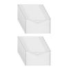 Pack of 20/30 Plastic Wallets Waterproof Folder Convenient Storage Solution for Documents Papers and Receipts