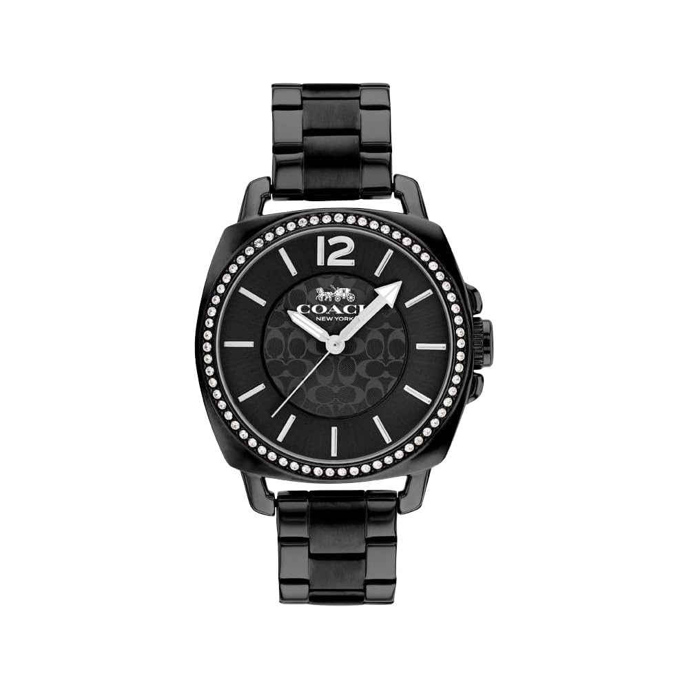 Coach Boyfriend Women s Watch Black Dial Stainless Steel Band 14503984