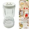 Innovative Wet and Dry Separation Jar Pickles Container with Strainer Hourglass Convenient Storage Jar for Ingredient