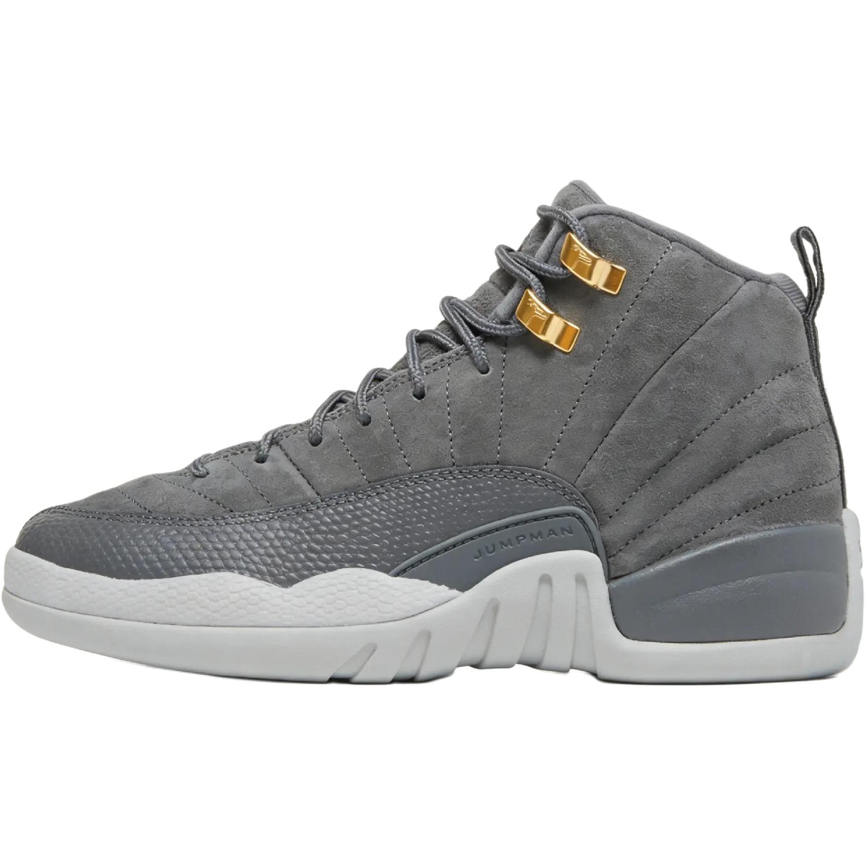 

Jordan 12 Retro Dark Grey GS 153265-005 35.5