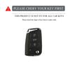 Tpu Car Flip Key Case Cover For Volkswagen Vw Polo Golf Passat Tiguan Beetle Caddy Eos Skoda Octavia Seat Leon Altea