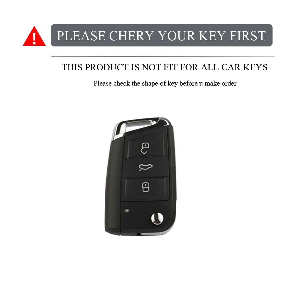 Tpu Car Flip Key Case Cover For Volkswagen Vw Polo Golf Passat Tiguan Beetle Caddy Eos Skoda Octavia Seat Leon Altea