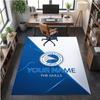 Crystal Velvet Rug Brighton & Hove Albion Football Print Custom Name Text Floor Mat Home Decor