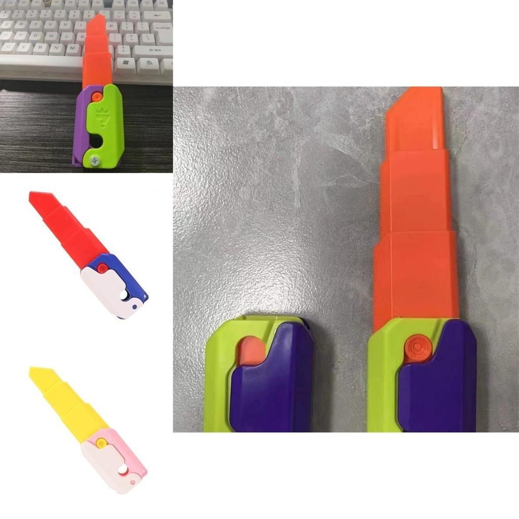 Large Carrot Knife Toy 3d Gravity Upgrade Edition Trendy Stress Relief Toy
