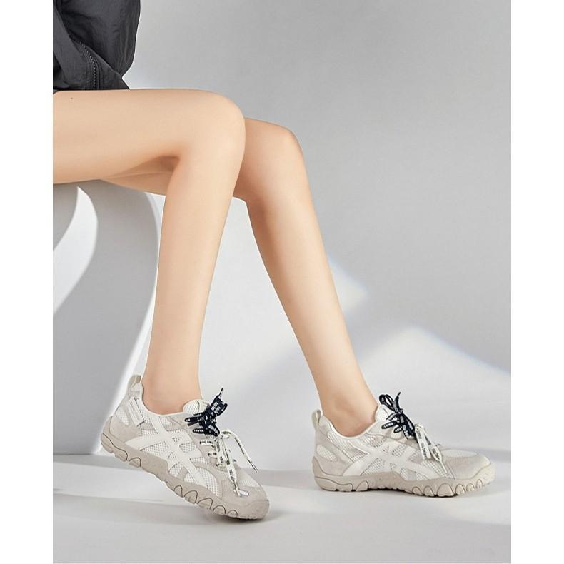 Dexun shoes women's 2025 new versatile huge good-looking inner height increase blue retro sports casual Forrest Gump shoes women's shoes