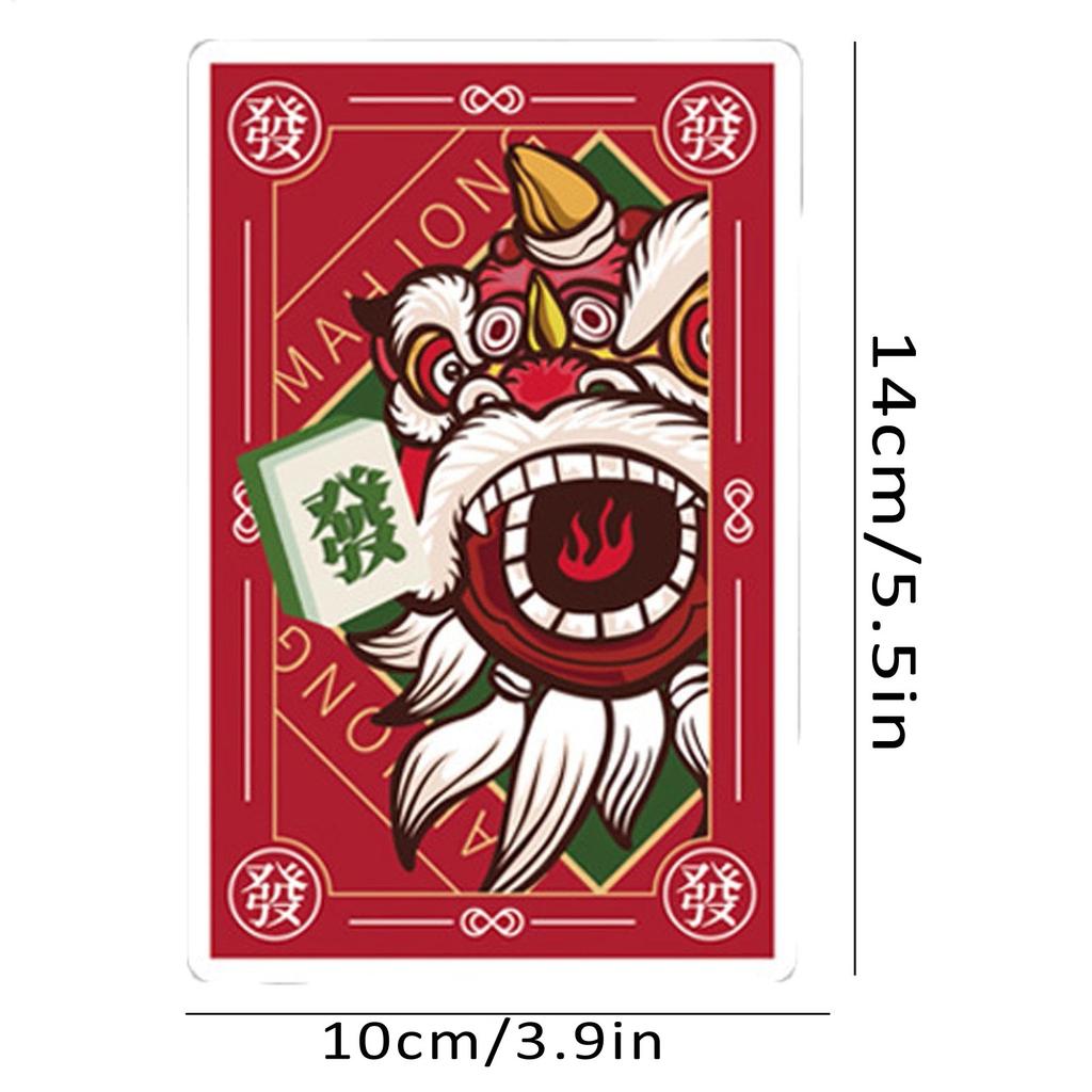Mahjong Playing Card Large Print Playing Mahjong Card Set Small Size Classic Board Games For Family Activities Friends