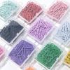 Packaged 33mm Colored Paper Clips for Office Organization and Storage