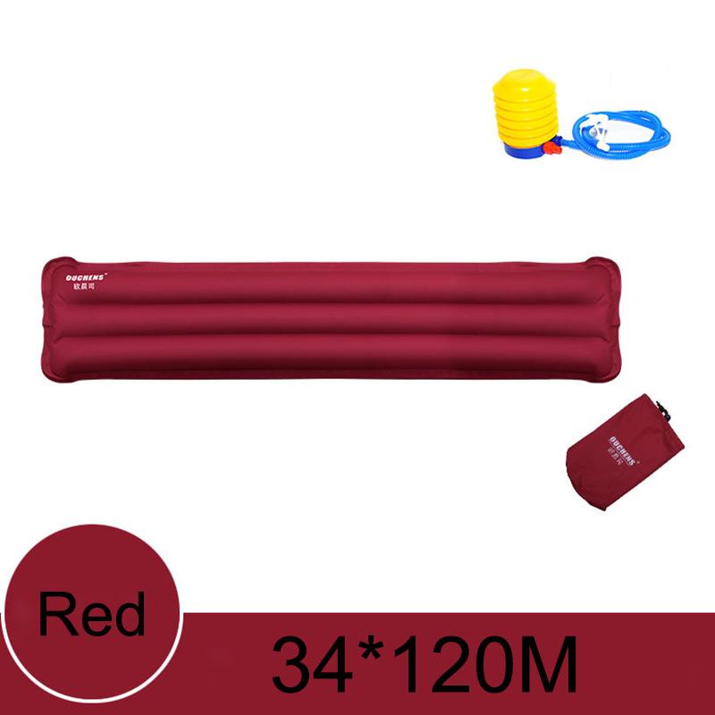 

Автомобильная портативная надувная подушка для путешествий на открытом воздухе, кемпинга, автомобильный подголовник из ПВХ, аксессуары для салона автомобиля красный