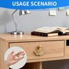2 Pcs Ginkgo Leaf Zinc Alloy Cabinet Knobs & Drawer Pulls with Screw Mounting Hardware for Kitchen Bathroom Dresser
