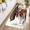 Flannel Kitchen Mat Lewis Hamilton Soft Area Rug Non Slip Floor Carpet Home Decoration