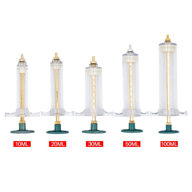 1pcs 10/20/30/50/100ml Parrot Pigeon Fledgling Feeding Syringe Veterinary Injection Continuouts Bird Feeder Mixing Silicone