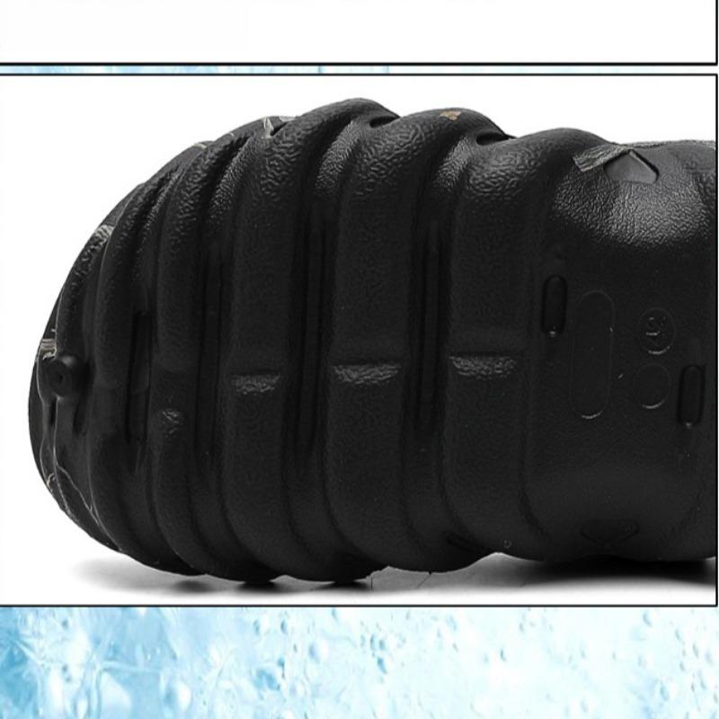 Large Size Men's Casual Shoes for Outdoor Wear, Toe Caps, Slippers, Outdoor Men's Beach Shoes