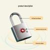 Aluminum Alloy TSA Customs Lock Padlock for Travel, Gym, or Cabinet