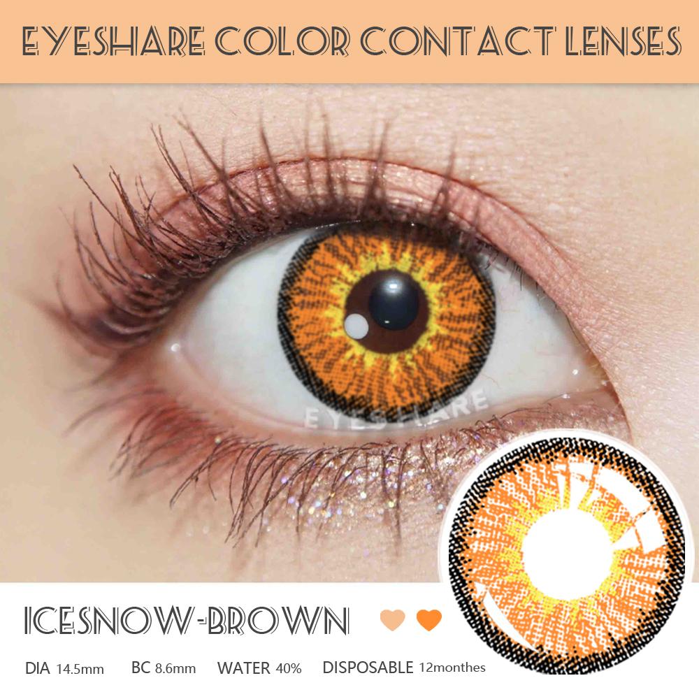 

EYESHARE 2PCS Цветные контактные линзы Цветные контактные линзы с изображением призрака на Хэллоуин Синие контактные линзы Красные контактные линзы Очки для ролевых игр в стиле аниме Линзы