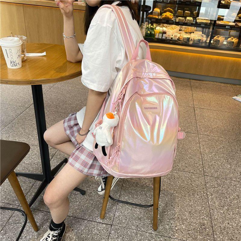 Women's Backpack Schoolbag Women's Oxford Spinning High-capacity Backpack Junior High School Students' Fashion Backpack Office Computer Bag